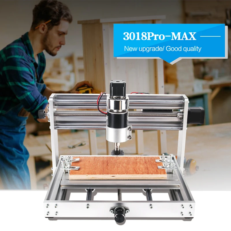 CNC 3018pro-металл с ER11 GRBL управлением с шпинделем 200 Вт, 3 оси pcb фрезерный станок, Diy древесины маршрутизатор Поддержка лазерной гравировки