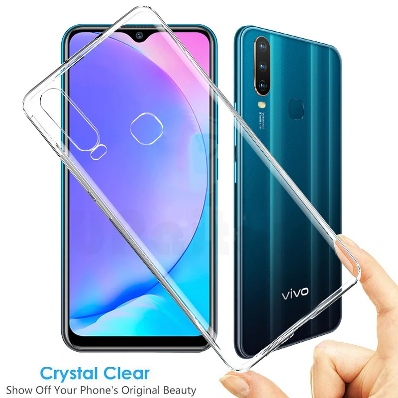 Ультратонкий Мягкий ТПУ чехол для VIVO Y17 Y15 Y12 Y3 Z5X Z3 Z3i Z1 Pro силиконовый прозрачный чехол для Vivo Y17/1902 Прозрачный чехол для телефона