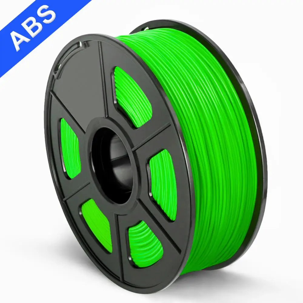 ABS-GN SUNLU 3d Принтер Нити ABS 1 кг 2,2 фунтов 3d печать нити для 3d принтера s и 3D ручки для детей рисование подарок печать - Цвет: ABS-GN