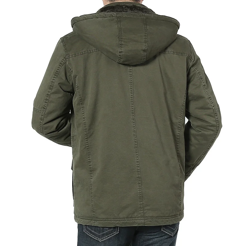 2022 New Style Men's Winter Jackets Outdoor Clothing Leisure Man Windbreaker Fashion Coat Keep Warm Clothes Male Parkas Tactical | Мужская