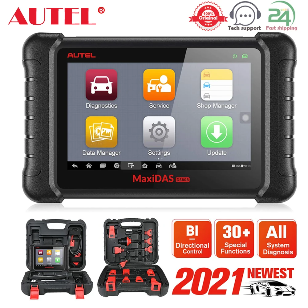 

Autel maxanas DS808K все системы диагностический сканер, активное тестирование, программирование брелока ключей, ABS Тестер, EPB,SAS,BMS,DPF, инжекторное код...