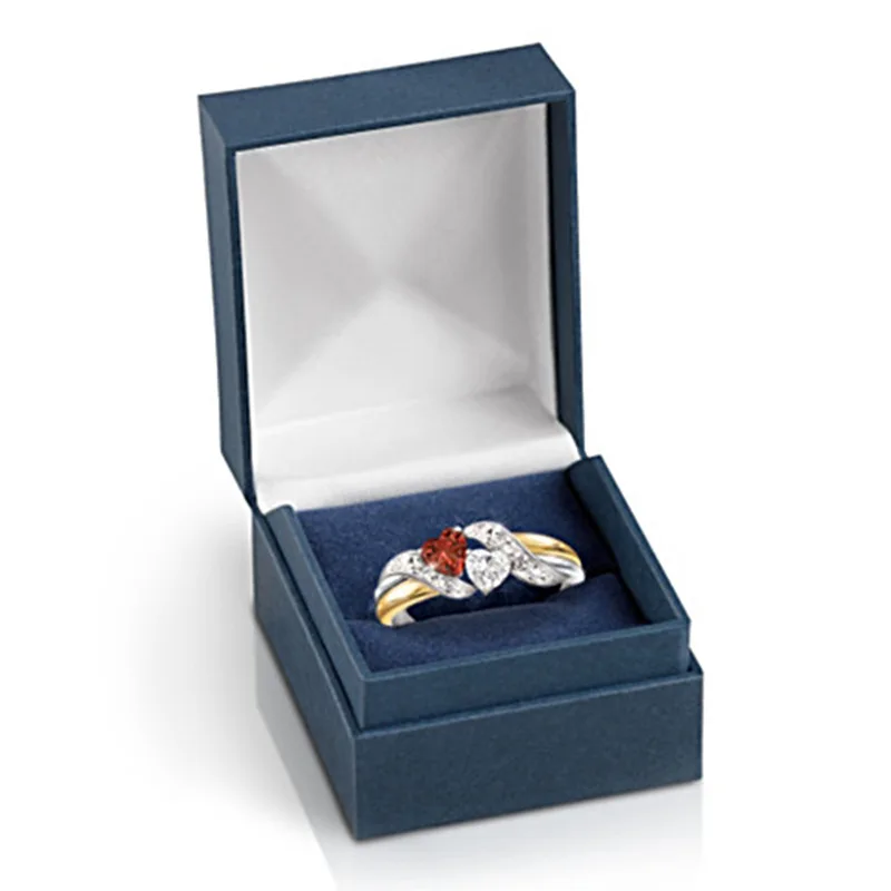 Женское кольцо POFUNUO изысканное с кристаллами подарочное для влюбленных|Кольца| |