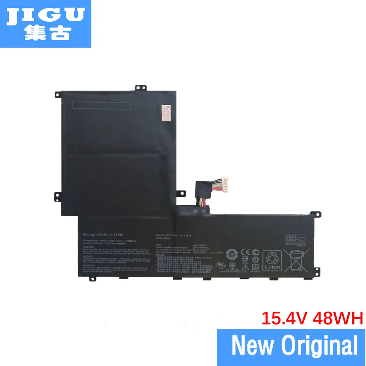 

JIGU Original Laptop Battery C41N1619 0B200-02350100 15.4V 48WH For ASUS B9440FA B9440UAV C41PKCH For PRO B9440FA
