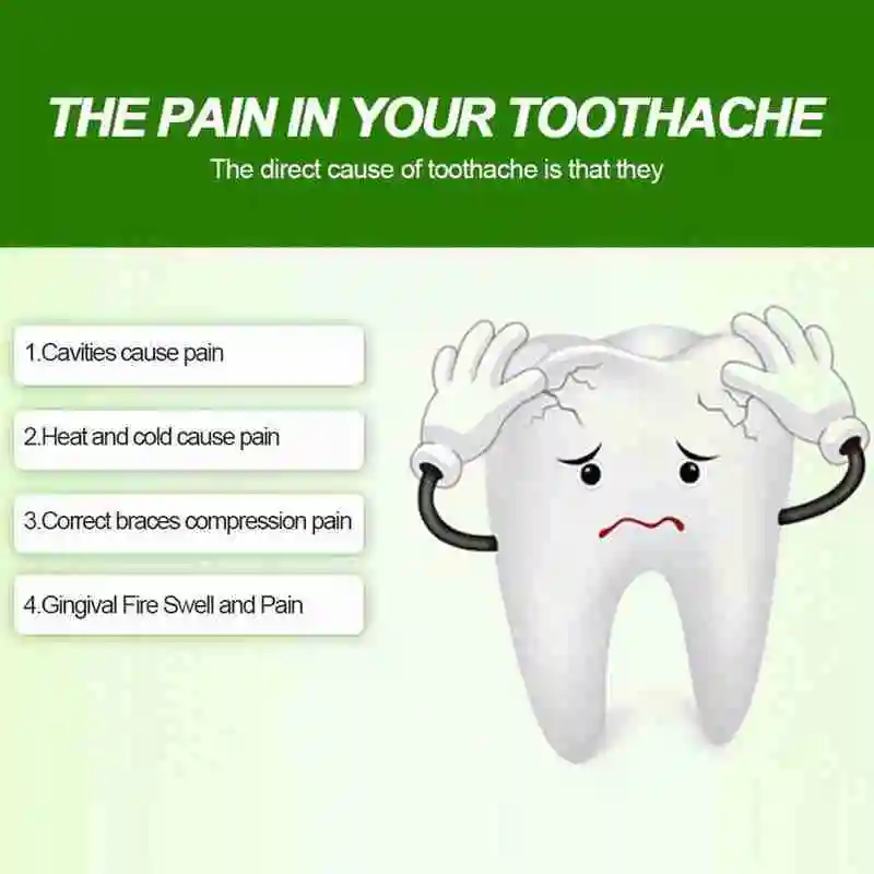 Средство для снятия боли в зубах с ватными палочками 20 мл | Красота и здоровье