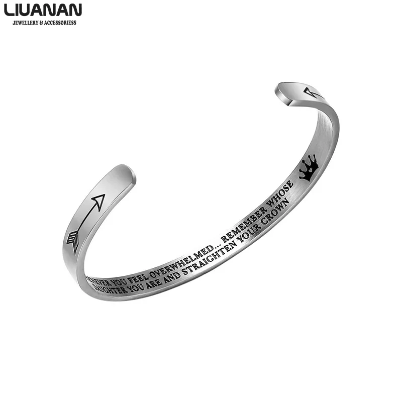 Мантровый браслет 6 мм подарок на выпускной для дочери прямой с короной девушек