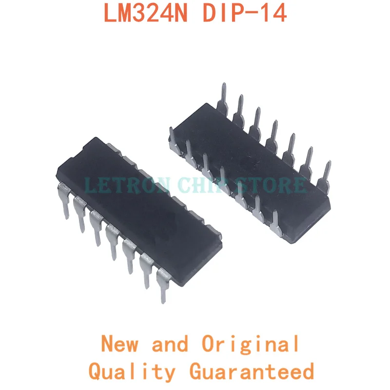 10PCS LM324 DIP14 LM324N DIP 324 DIP-14 new and original IC Chipset - купить по выгодной цене |