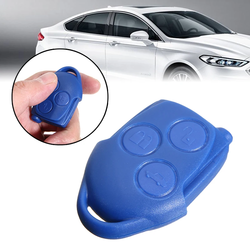 1pcs Plastic 3 Buttons Remote Case Car Key Shell with Battery Fit For Ford Transit MK7 2006-2014 Auto Accessories | Автомобили и
