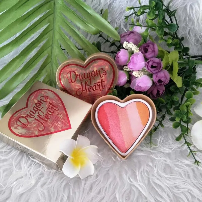 Хайлайтеры для макияжа LOVE 6 цветов косметика лица палитра радужные разноцветные