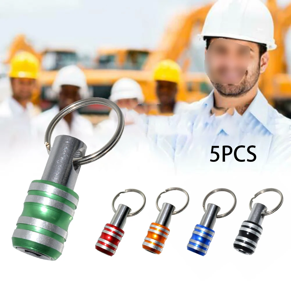 

5pcs Screwdriver Bit Holder Bit Set Stainless steel 35x6.35mm Portable