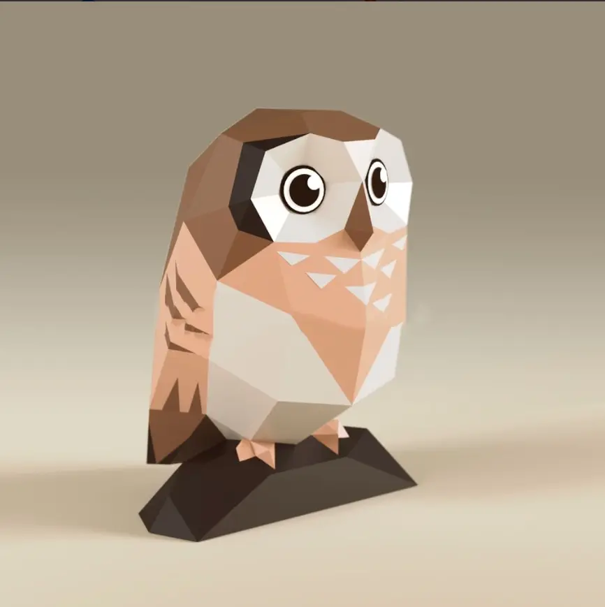 Подарочный набор 3d конструктор оригами &quotСова&quot | Игрушки и хобби