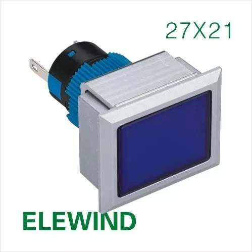 ELEWIND 22 мм прямоугольная сигнальная лампа (фонарь/B/12 В/IP65 фонарь/B/12 В/IP65) | Лампы и