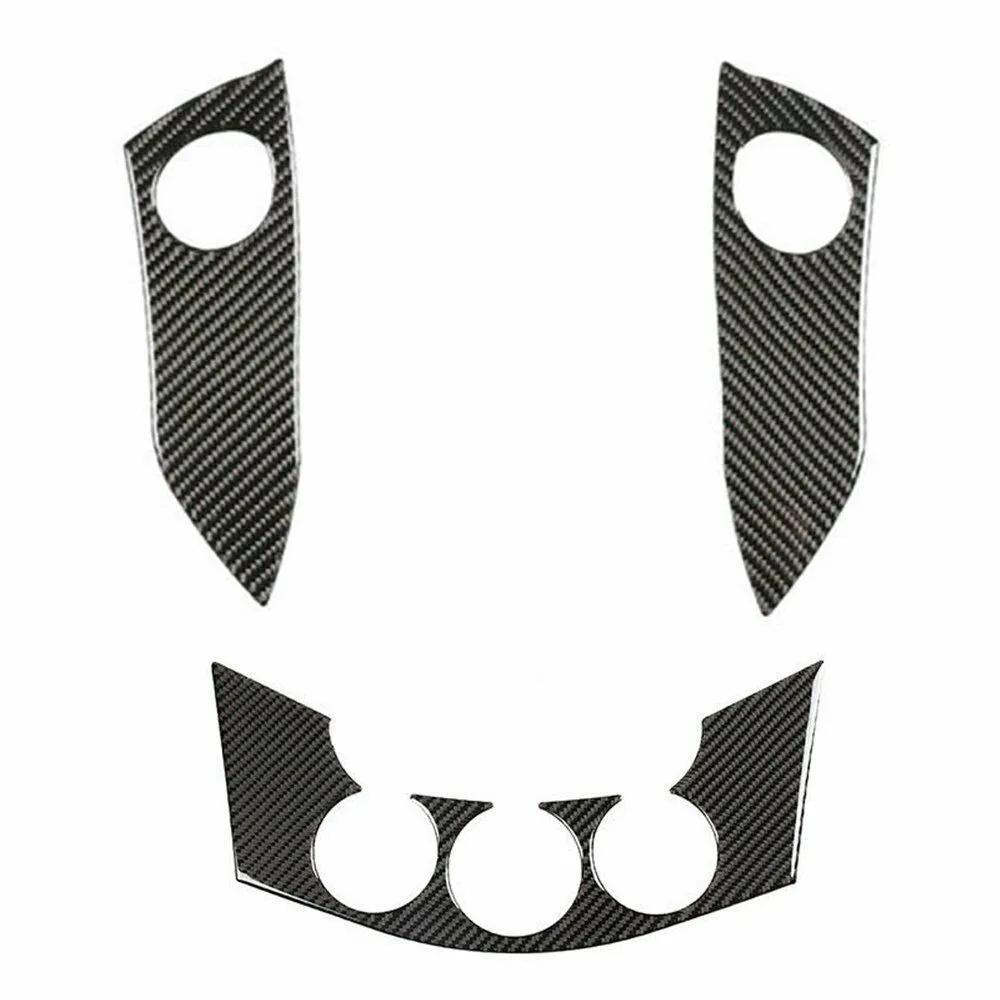 

3 шт., декоративные наклейки из углеродного волокна для консоли Toyota RAV4 2006-2012