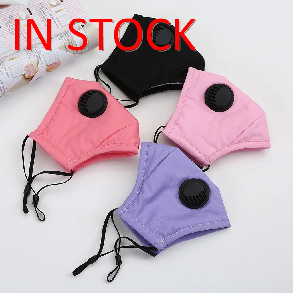 Горячая Распродажа моющаяся маска от пыли хлопковая с дыхательным клапаном