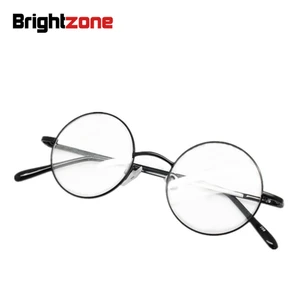 Винтажная металлическая круглая оправа, пружинный шарнир, очки для коррекции зрения, оптические очки, оправа, мужские
