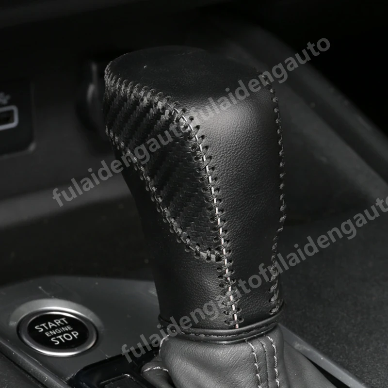 Для Nissan Teana Altima 2019-2021 Новый DIY резьба Автоматическая Кожа Чехол для рычага