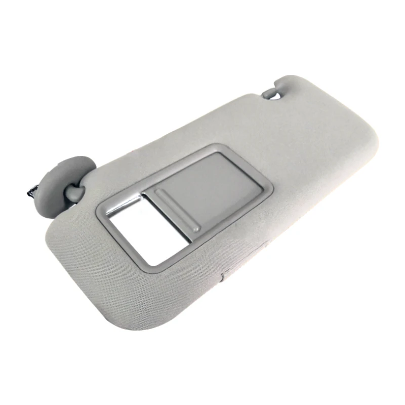 100% новый автомобиль левый солнцезащитный козырек макияж зеркало серый подходит