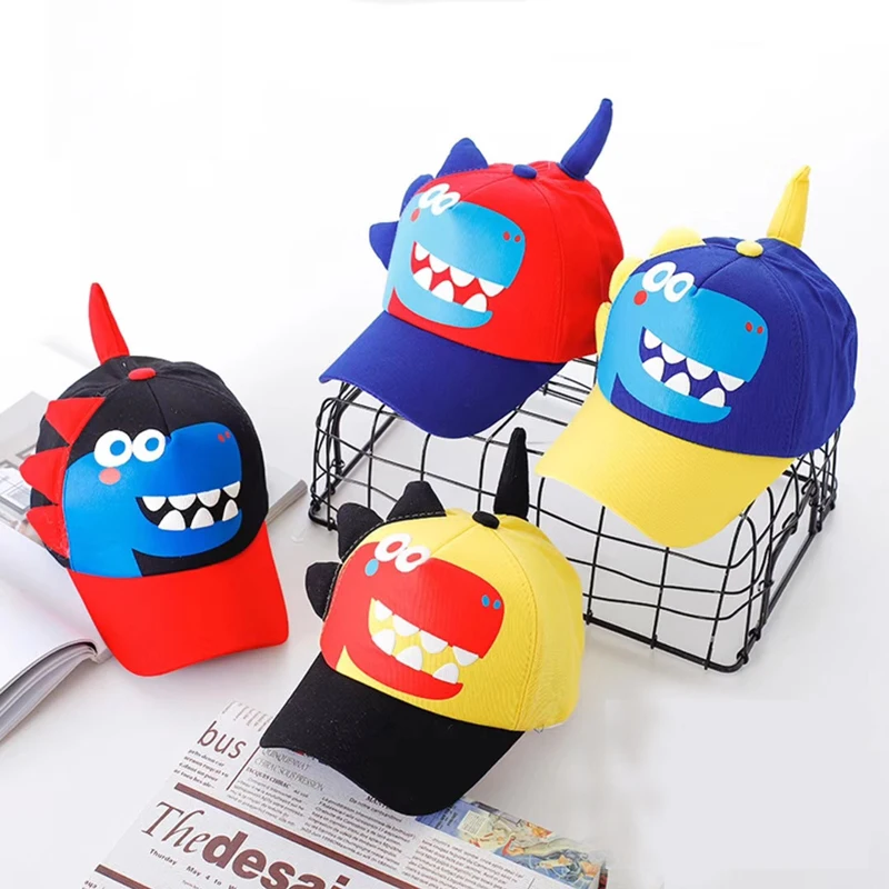 

Unisex Baby Hat Cartoon Dinosaur Baby Boys Baseball Cap Fashion Casual Outdoor Girl Hat For Beach Party