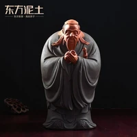 oriental clay ceramic confucius furnishing articles confucius statue sculpture handicraft ornament study for teachers