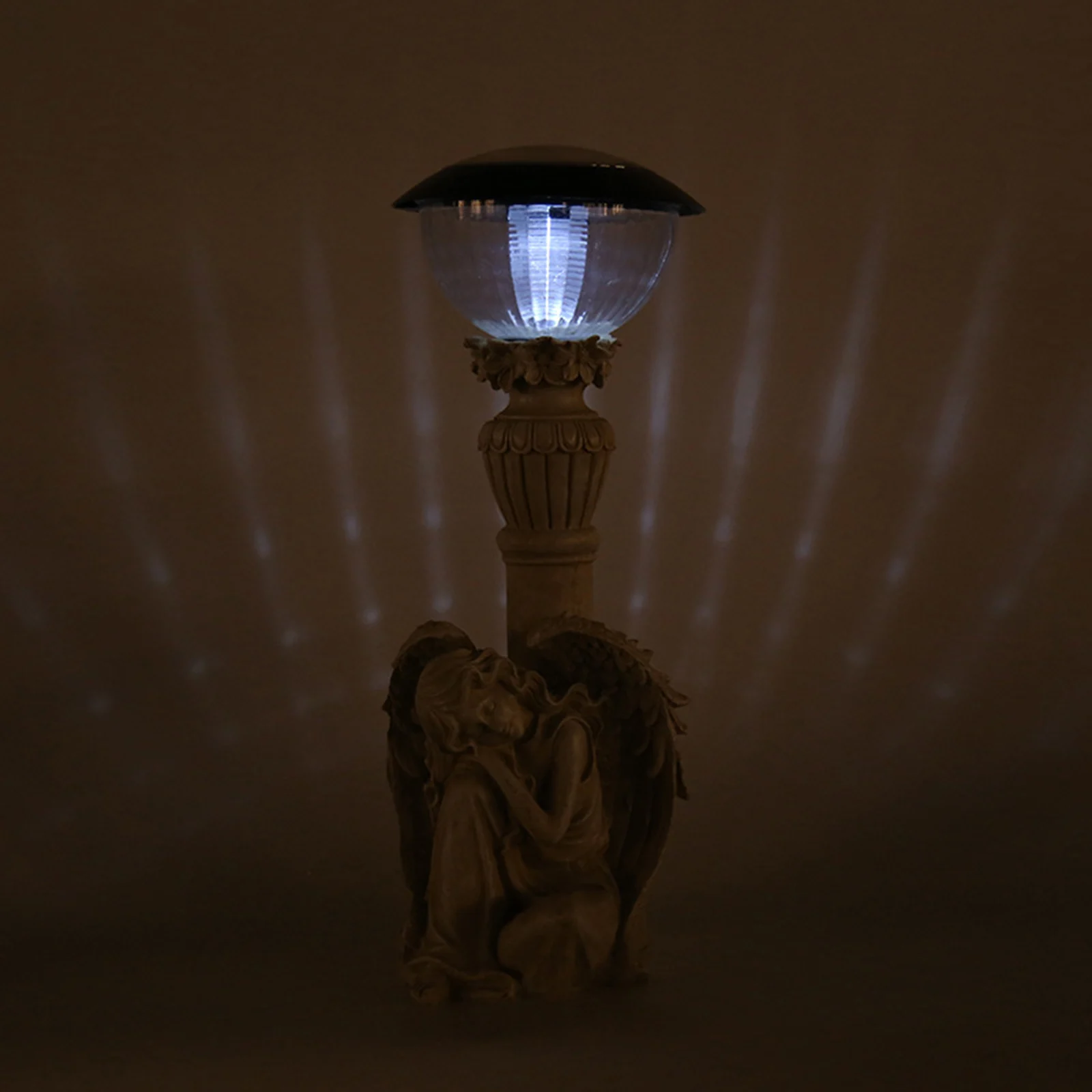 

Solar Angel Statue Decorative Light Garden Figurine Memorial Ornament Home Furnishing