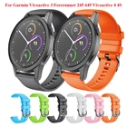 Ремешок 20 22 мм для наручных часов Garmin Vivoactive 3 Forerunner 245 645 Vivoactive 4 4S для Samsung Galaxy Watch 42 мм 46 мм, ремешок для наручных часов