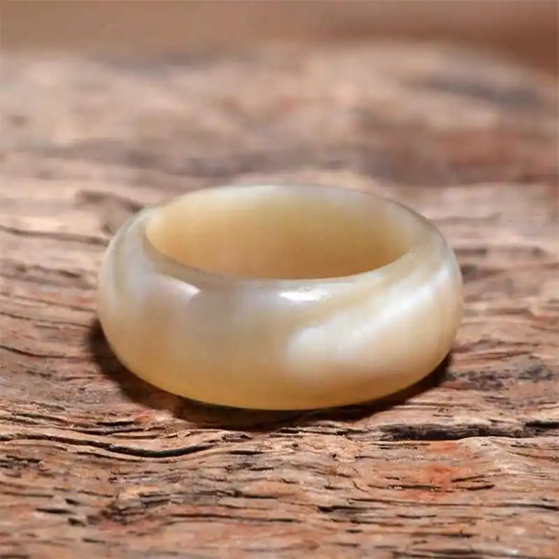 Натуральный Рог яка кольца для мужчин тибетское кольцо R105 | Украшения и