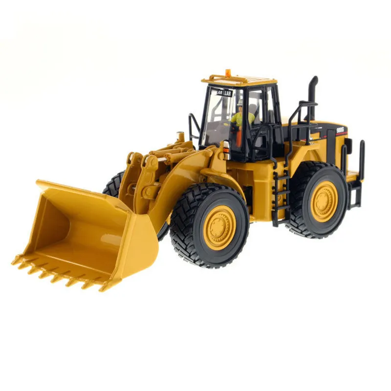 

1:50 Engineering Vehicle DM CAT Caterpillar 980G Wheel Loader Forklift Model Simulation 85027 Excavator Crane Model Toys For Kid