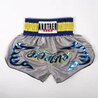 Новые стильные мужские женские мужские и детские трусы Муай Тай боксерские сандалии шорты для соревнований тренировочные шорты с вышивкой для смешанных боевых соревнований ММА