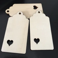 100pcs kraft gift tags heart paper tags with jute twine for diy crafts price tagsvalentinewedding and party favor