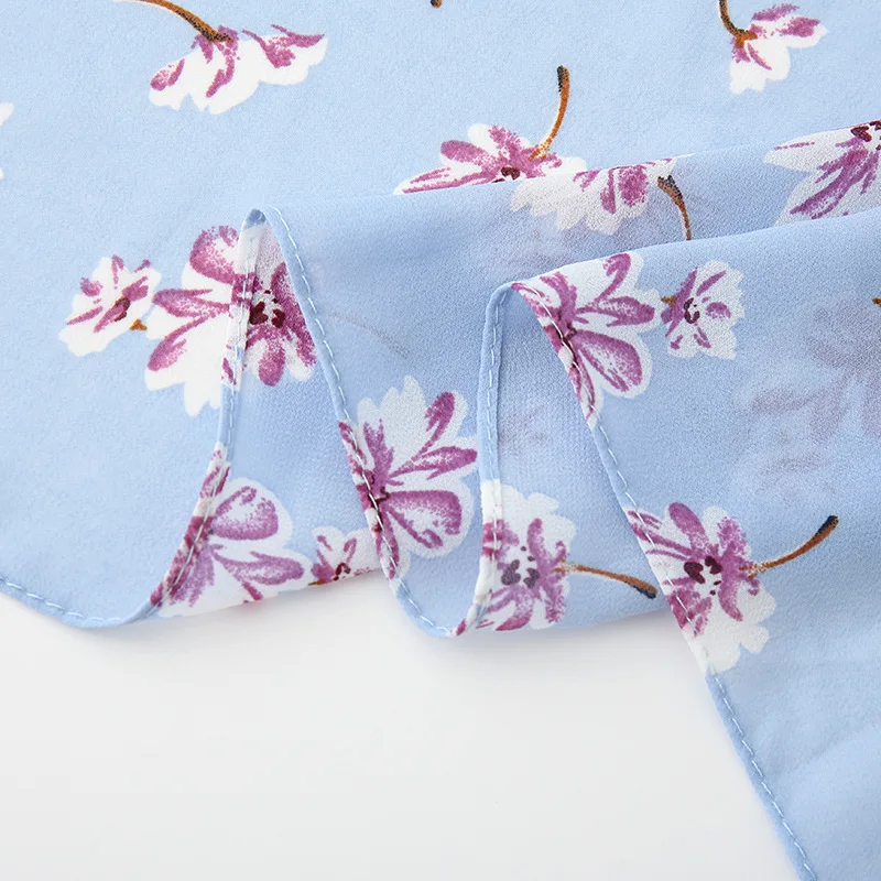 

Women Printed Chiffon Hijab Scarf Summer Muslim Shawl Female Large Size Scarves Luxury Floral 2020 Newest