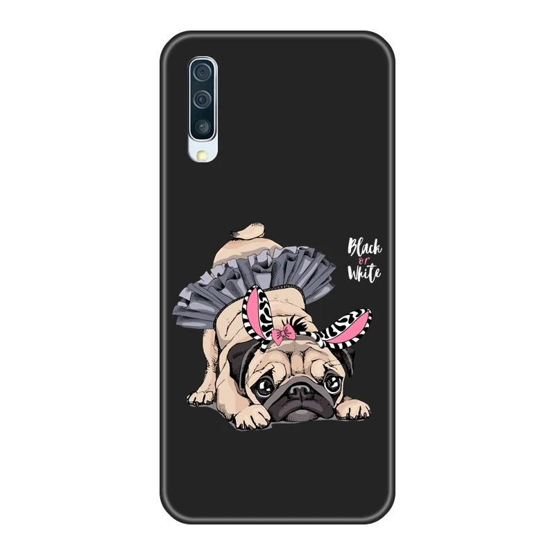 Чехол для Samsung Galaxy A40 A30 A20 A10 мягкий ТПУ Pud с изображением собаки силиконовый чехол
