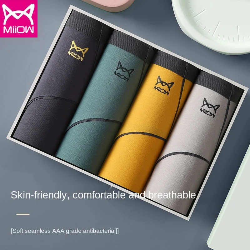 

MiiOW Women's Panties Girl Cotton Antibacterial Students Unmarked New Breathable Korean Version of Girl Brief Female