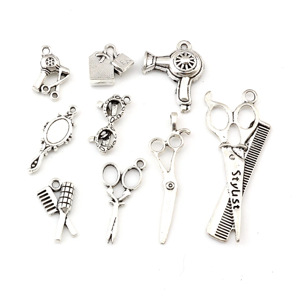 

18Pcs Alloy Scissors Charms Pendants For Jewelry Making DIY Accessories A-662