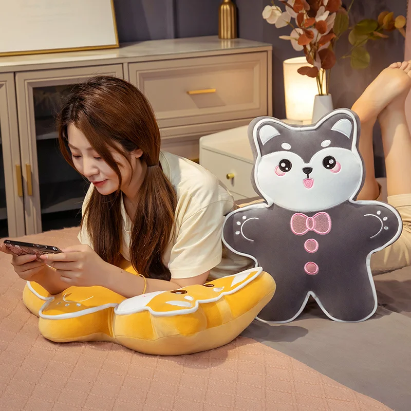 

45/60cm Cute Shiba Inu Plush Toy PP Cotton juguete Stuffed Soft Cartoon Animal Husky Pillow Home Sofa Cushion одђка Шиба нђ