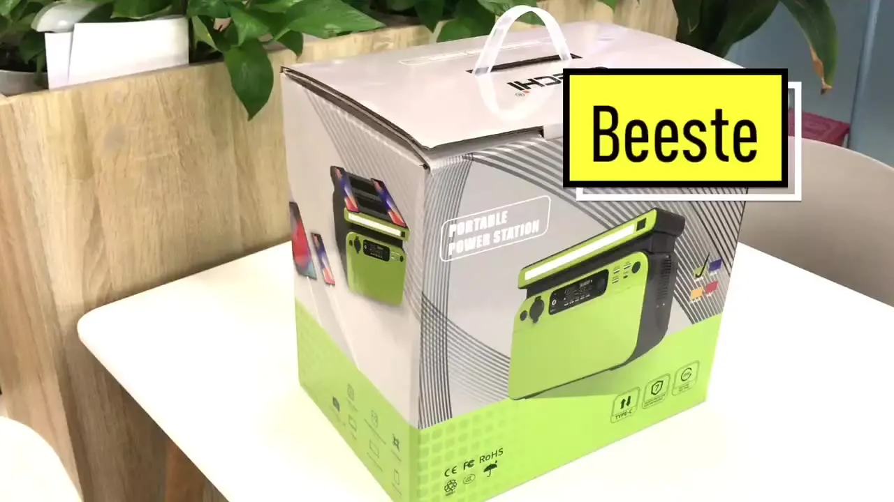 

Beeste best 500 w powerstation 10w беспроводное зарядное устройство 500 Вт 162000 мАч портативная электростанция для дома
