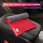 Замшевое флисовое полотенце для автомобиля, тряпка из микрофибры для мытья автомобиля Dacia Duster Logan Sandero beargy Dokker Stepway Mcv 2 Solenza