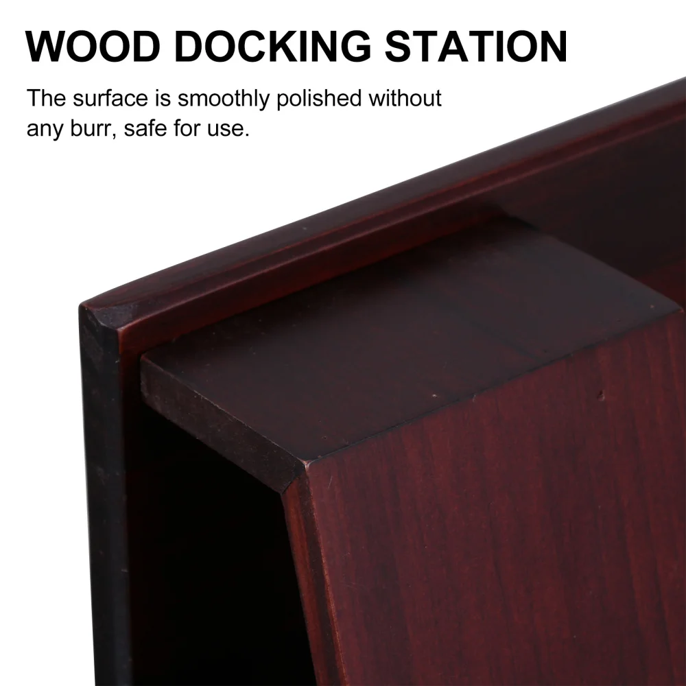 

DIY Wooden Docking Station Phone Holder Wallet Stand Watch Organizer Great Gift