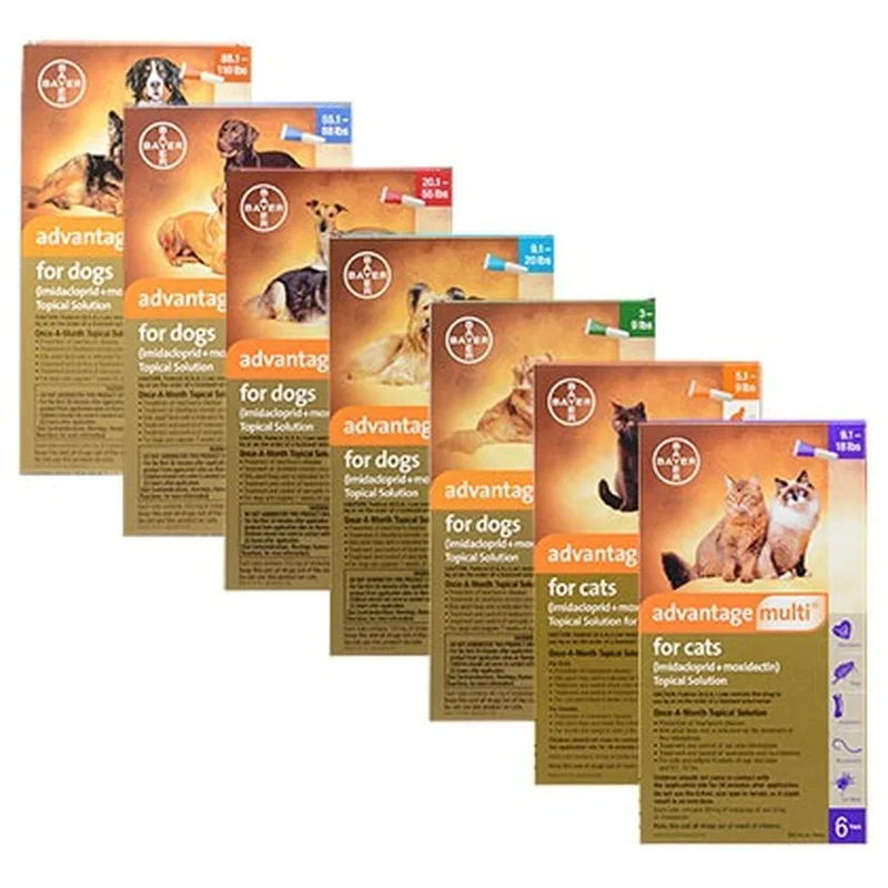 Bayer защитника преимущество мульти K9 Advantix блохи клещей и комаров предупреждения