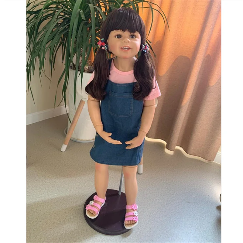 98 см Boneca Reborn Baby Doll игрушки реальная жизнь коэффициент Bebe Reborn Corpo De Silicone Inteiro Reborn для маленьких девочек реквизит для фотосессии Juguetes