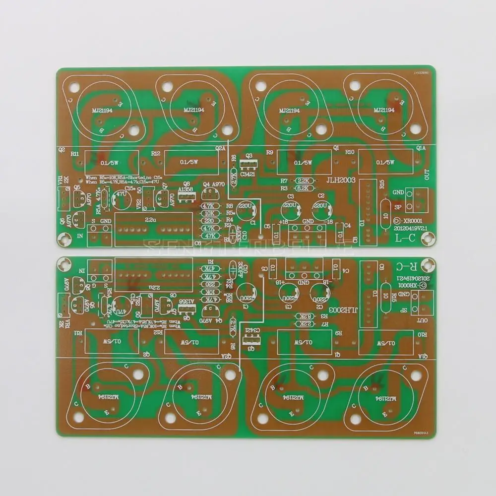 

1 Pair JLH HOOD Class A Single-ended Power Amplifier Board PCB HiFi Stereo Home Audio DIY