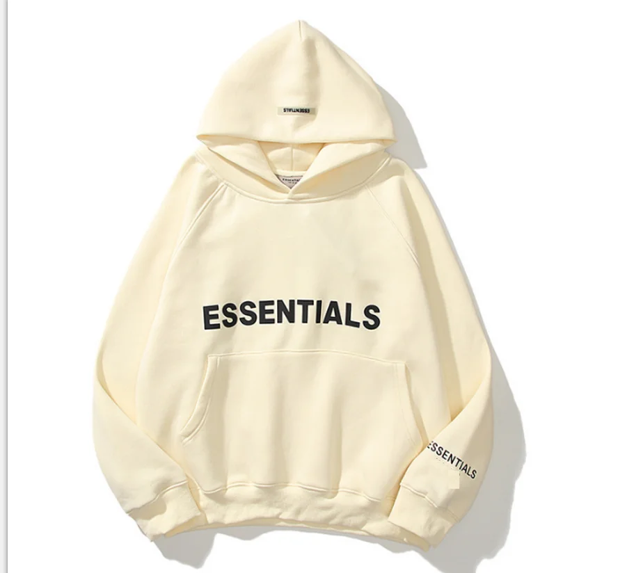 

2022Ss New Arrival ESSENTIALS Trendy Boy CLOTHING Letter Printing Solid Color Man Hoodie Unisex Pullovers Men's Sets