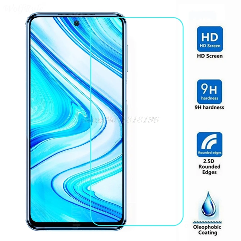 Закаленное стекло для Xiaomi Redmi Note 9 Pro Max Высококачественная защитная пленка