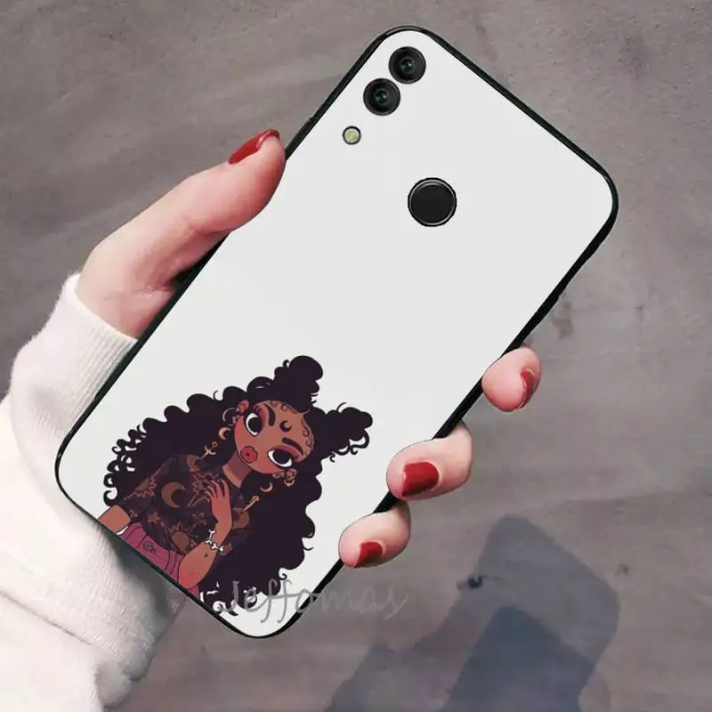 

Fashion Girl Phone Case For Huawei Honor view 7a5.45inch 7c5.7inch 8x 8a 8c 9 9x 10 20 10i 20i lite pro