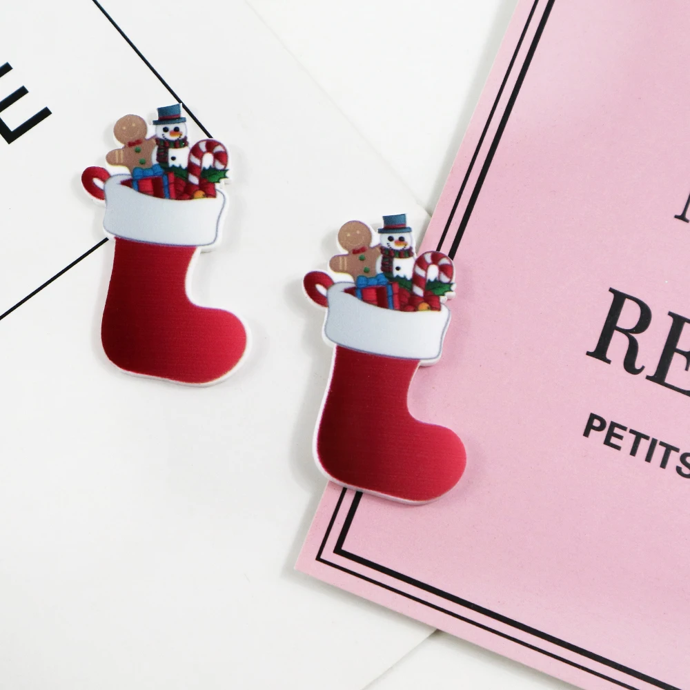 David accessories 5 шт./лот Рождественский прорезиненный плоский пробки для бутылок