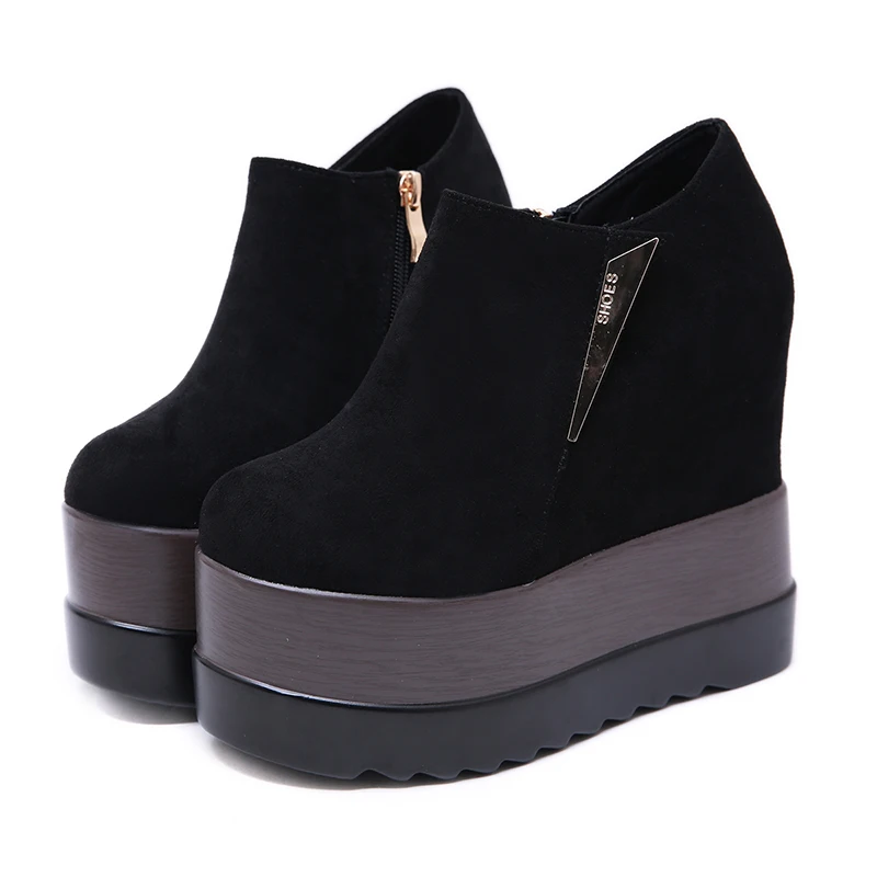 

White Shoes Female Spring And Autumn Leisure Wedges High Heel Shoes Women Platform Dress Shoes