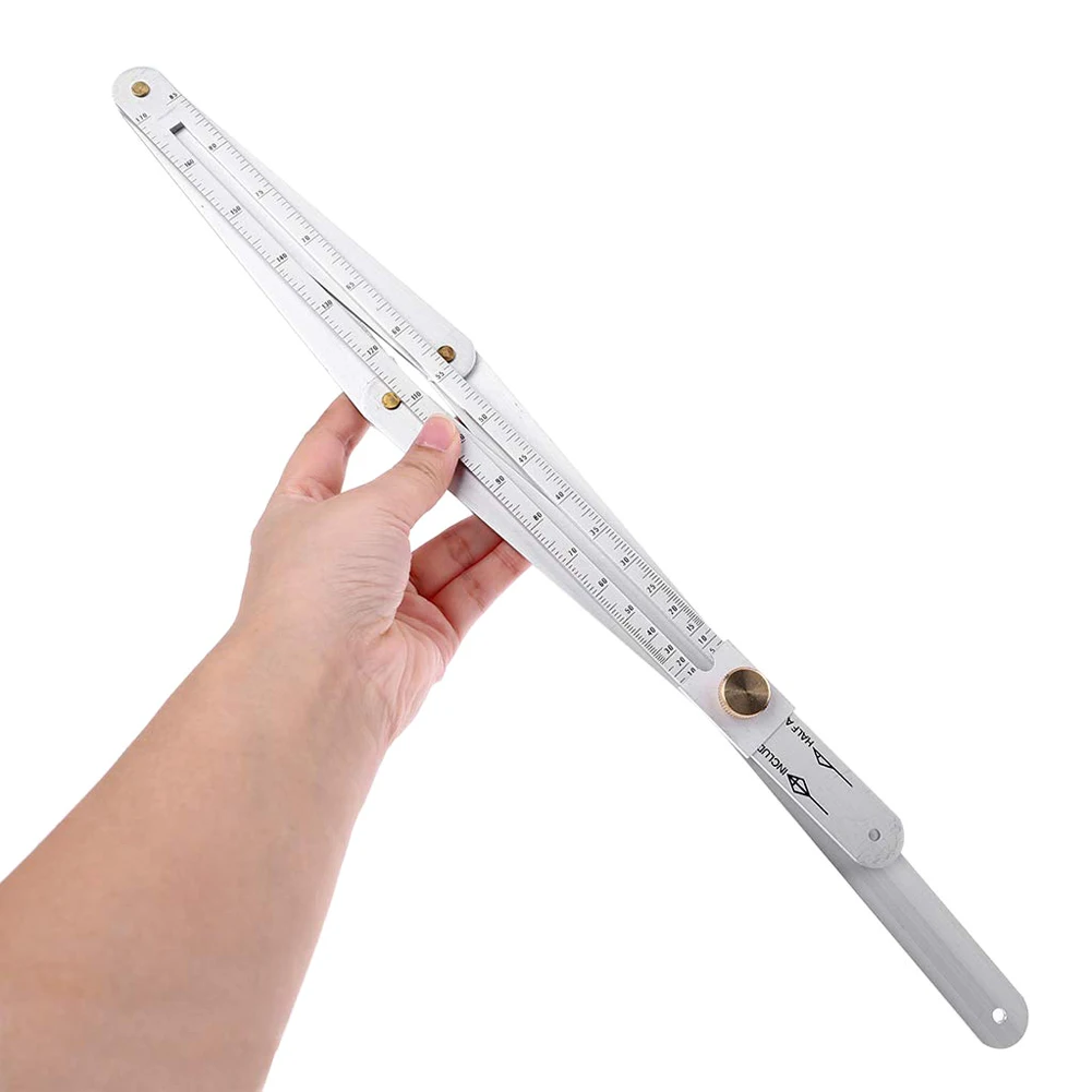Angle Divider Aluminium Alloy Miter Measuring Ruler Multi Tool Universal Template for Woodwork | Инструменты