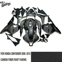 motorcycle parts carbon fiber color matching fairing kit abs injection molding suitable for honda cbr600rr 2008 2009 2010 11 12