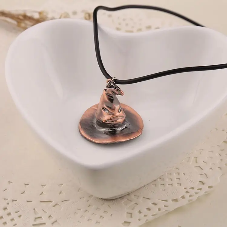 European and American Fashion Jewelry harry potter Necklace Retro Magic Hat Bronze Ancient Silver Necklace