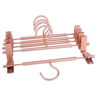 10 pieces of high strength strong rose gold pants skirt bottom hanger with clip