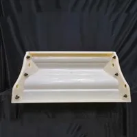 GL-1050 50cm/19.69in Buckle up/ Interlock Slots Body Plain, Leave/Flower&Star Top Molds For Square Concrete Cement Roman Pedestal Spare - Цвет: GL-1050