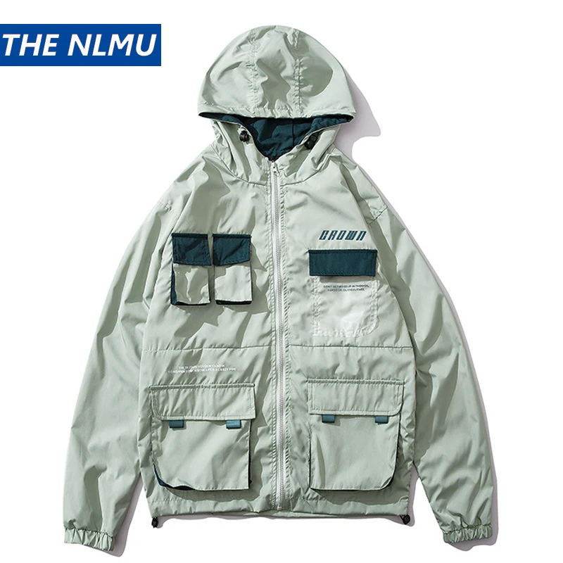 2019 модная куртка-карго Мужская Уличная одежда Женское пальто ветровка в стиле